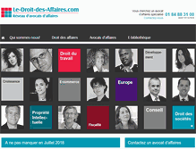 Tablet Screenshot of le-droit-des-affaires.com